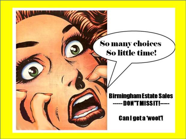 BIRMINGHAM ESTATE SALES is in MCCALLA for 3 days! Join&nbsp;us!