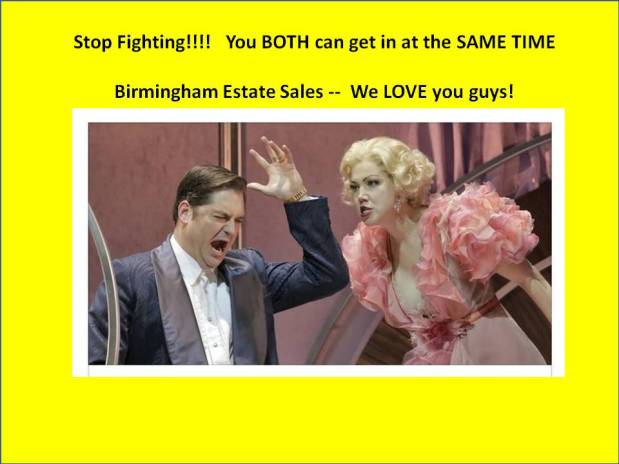 50% off, ALL MUST GO!!! BIRMINGHAM ESTATE SALES is in&nbsp;B’ham!