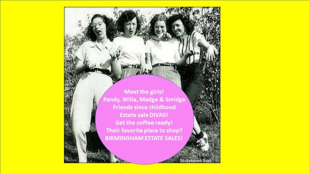 50% OFF, ALL MUST GO! LAST DAY!!! BIRMINGHAM ESTATE SALES is in B’ham for 3 days! Join&nbsp;us!
