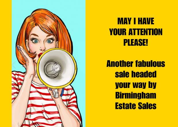 50% OFF NOW! BIRMINGHAM ESTATE SALES is in BIRMINGHAM for 4 days! Join&nbsp;us!